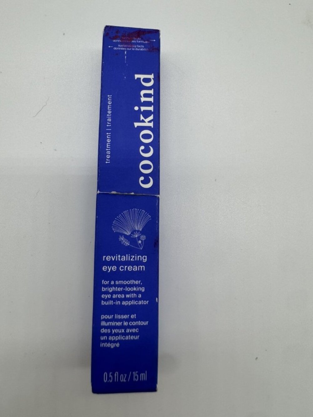 cocokind Revitalizing Eye Cream Dark Puffy Eye Circles .5 oz Skincare New